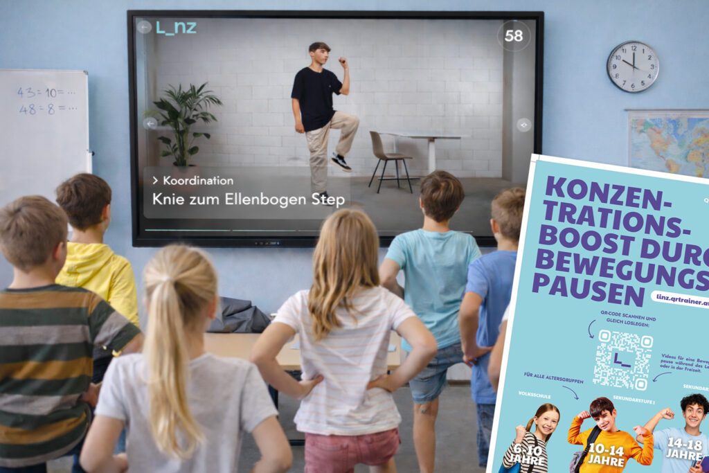 Schulsetting_Linz_Bewegungspausse_Flyer